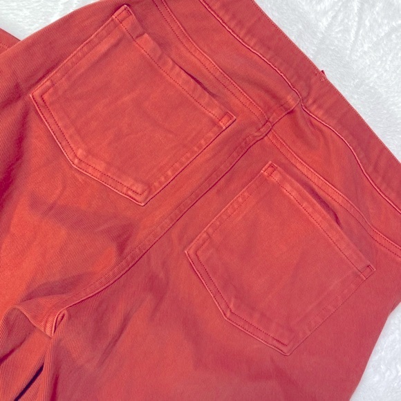 Spanx Jeanish Leggings High Rise Pull On Pant Island Red Women's Size Medium EUC - Picture 10 of 12